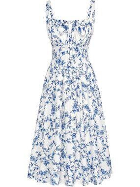 Floral Corset Dress with Pockets for Women - Perfect for Spring & Summer Events